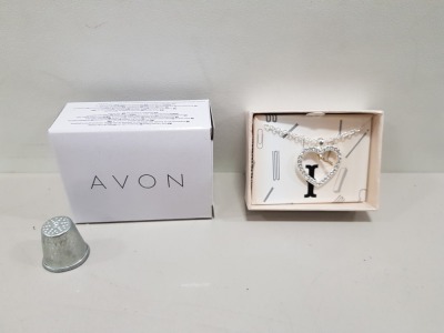 270 X BRAND NEW AVON VALERIE INITIAL NECKLACE-I ALL INDIVIDUALLY BOXED CONTAINED IN 1 BOX