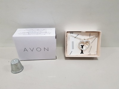 270 X BRAND NEW AVON VALERIE INITIAL NECKLACE-I ALL INDIVIDUALLY BOXED CONTAINED IN 1 BOX