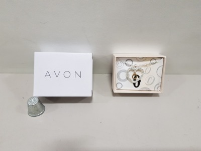 270 X BRAND NEW AVON VALERIE INITIAL NECKLACE-O ALL INDIVIDUALLY BOXED CONTAINED IN 1 BOX