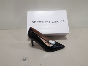 11 X BRAND NEW DOROTHY PERKINS BLACK DRAKE HEELS RRP £276.00