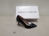 11 X BRAND NEW DOROTHY PERKINS BLACK DRAKE HEELS RRP £276.00