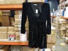 12 X BRAND NEW BAGGED WOMENS BLACK OASIS DRESSES ( 2 X RATIO PACKS OF 1- XS, 2-S, 2-M AND 1-L) TOTAL RRP £600.00