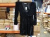 12 X BRAND NEW BAGGED WOMENS BLACK OASIS DRESSES ( 2 X RATIO PACKS OF 1- XS, 2-S, 2-M AND 1-L) TOTAL RRP £600.00