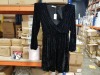 12 X BRAND NEW BAGGED WOMENS BLACK OASIS DRESSES ( 2 X RATIO PACKS OF 1- XS, 2-S, 2-M AND 1-L) TOTAL RRP £600.00