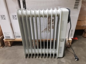 9 X 2500W 11 FIN OIL FILLED RADIATOR WITH TIMER SKU:2514047