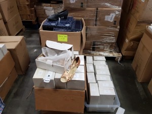 50 X BRAND NEW BOXED WOMENS SHOES IN VARIOUS STYLES AND SIZES IE DANCE DEPOT BLACK TAP SHOES AND HEELS IN VARIOUS COLOURS.