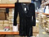 12 X BRAND NEW BAGGED WOMENS BLACK OASIS DRESSES ( 2 X RATIO PACKS OF 1- XS, 2-S, 2-M AND 1-L) TOTAL RRP £600.00