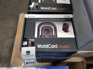 18 X BRAND NEW BOXED PENPOWER WORLDCARD DUET2 COLOR BUSINESS CARD READER & RECOGNITION SYSTEM.