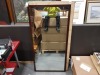 1 X 850MM X 1700MM WALNUT VENEER MIRROR - SAMPLE