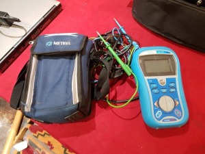 METREL MI 3125 EUROTEST COMBO DIGITAL ELECTRIC TESTING MACHINE WITH CARRY CASE & LEADS