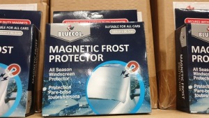 132 X BRAND NEW BLUECOL MAGNETIC FROST PROTECTORS FOR ALL SEASON, (160 X 96.5CM) - IN 11 BOXES