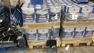 36 X BLUECOL EXTENDABLE SNOW SHOVELS IN 36 BOXES