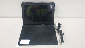 SAMSUNG TABLET 10" SCREEN 16GB STOARGE INCLUDES CASE AND CHARGER
