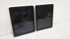 2 X APPLE IPADS IN BLACK AND SILVER 16GB AND 64GB STOARGE (LOCKED FOR SPARES ONLY)
