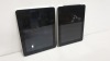 2 X APPLE IPADS IN BLACK AND SILVER 16GB AND 64GB STORAGE (LOCKED FOR SPARES ONLY)