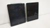 2 X APPLE IPADS IN BLACK AND SILVER 64GB AND 32GB STORAGE (LOCKED FOR SPARES ONLY)