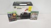 XBOX 360 LIMITED EDITION FORZA MOTORSPORT 3 250GB WITH L.A. NOIRE AND GRAND THEFT AUTO IV