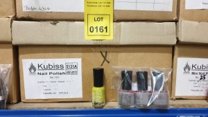 APPROX 656 X VARIOUS KUBISS COSMETICS CONTAINING KUBISS NAIL POLISH NO. 131 AND NAIL POLISH NO. 31 RRP £1312.00