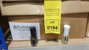 APPROX 704 X VARIOUS KUBISS COSMETICS CONTAINING MINI NAIL CARE AND MINI NAIL POLISH NO. 80 RRP £1408.00