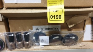 APPROX 360 X VARIOUS KUBISS COASMETICS CONTAINING MONO EYESHADOW NO. 24 AND NAIL POLUSH NO.43 RRP £720.00