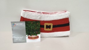 60 X 64CM SANTA BELT TREE SKIRT IN 5 BOXES