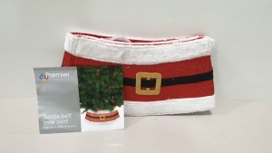 48 X 64CM SANTA BELT TREE SKIRT IN 4 BOXES