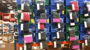 £400-£500 RETAIL VALUE OF CHILDRENS TIGHTS IN VARIOUS STYLES AND SIZES IN 5 TRAYS (NOT INCLUDED)