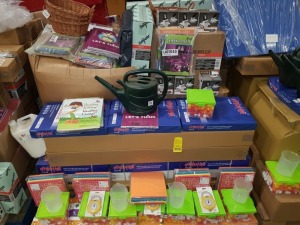 FULL PALLET CONTAINING LARGE QUANTITY OF ASSORTED BRAND NEW STATIONERY/EDUCATIONAL EQUIPMENT IE TTS LETS THINK ACTIVITY BOOK, BIGTRAK ROVER, HEALTHY EATING BOOK, FOAM DOMINOS SET, POPULAR CULTURE BOOK SET, MEASURING CUPS, SCOLA MULTI-PURPOSE MEDIUM GLUE E