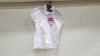 50 X PACKS OF 2 EASY IRON WHITE BLOUSES SIZE 9-10YEARS