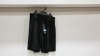 100 X PACKS OF 2 UNISEX BLACK SHORTS 9-10YEARS