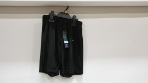 100 X PACKS OF 2 UNISEX BLACK SHORTS 9-10YEARS