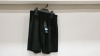 100 X PACKS OF 2 UNISEX BLACK SHORTS 9-10YEARS