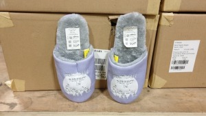 24 X PAIRS OF MARY POPPINS DESIGN SLIPPERS SIZE 5 - IN 3 CARTONS