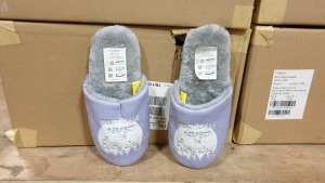 24 X PAIRS OF MARY POPPINS DESIGN SLIPPERS SIZE 5 - IN 3 CARTONS