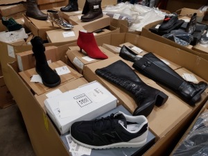 FULL PALLET OF SHOES (JD WILLIAMS RETURNS) IN VARIOUS STYLES AND SIZES