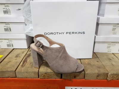 15 X BRAND NEW BOXED (DOROTHY PERKIN'S) WOMEN'S SHOES IN VARIOUS STYLES/SIZES RRP FROM £28.OO - £79.00 PER PAIR