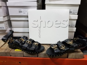15 X BRAND NEW BOXED (TOPSHOP) WOMEN'S SHOES IN VARIOUS STYLES/SIZES RRP FROM £28.00 - £79.00 PER PAIR