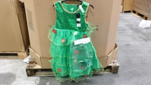 APPROX 20 X BRAND NEW CHRISTMAS TREE CHILDRENS FANCY DRESS