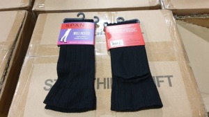 APPROX 50 X BRAND NEW SPANX SOCKS IN 5 STYLES AND 7 COLOURS