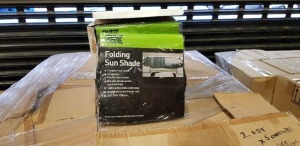 400 X (AUTO CARE) FOLDING SUN SHADE - CONTAINED IN 5 BOXES