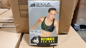 APPROX 60 X BRAND NEW SHOCK ABSORBER SPORTS BRAS IN VARIOUS STYLES AND SIZES