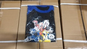 APPROX 50 X BRAND NEW OFFTRIAL BRANDED MERCHANDISE POWER RANGERS PYJAMAS AGES 4/5, 5/6, 7/8 AND 9/10