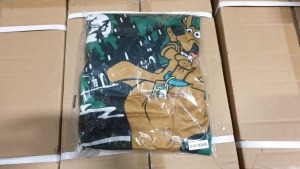 APPROX 50 X BRAND NEW SCOOBY DOO OFFICIAL BRANDED MERCHANDISE PYJAMAS AGES 4/5, 5/6, 7/8 AND 9/10