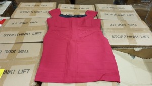 APPROX 40 X BRAND NEW RED DRESSES