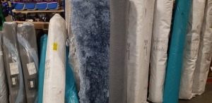 6 X MIXED RUGS TO INCLUDE - 3 X 160 X 230 CM HEMP WOOL LARGE/NATURAL COLOUR, 2 X 160X230 FLOWER WOOL LARGE COLOUR BLUE, 1 X UNKOWN RUG - LARGE