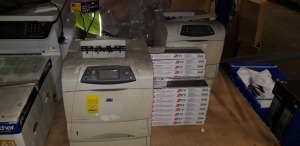 3 X MIXED PRINTERS/PHOTOCOPIERS I.E HP LASERJET 4250N & 20 X BRAND NEW ZDTV WIRELESS KEYBOARDS