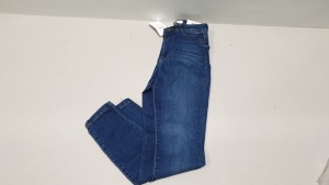 APPROX 40 X BRAND NEW DOROTHY PERKINS INDIGO STRETCHY SKINNY JEANS IN VARIOUS SIZES RRP £900.00