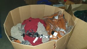 FULL PALLET CONTAINING LARGE QUANTITY OF CLOTHING I.E WALLIS TOPS AND DRESSES, TOPSHOP DRESSES, SKIRTS, TOPSHOP PANTS ETC