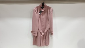 10 X BRAND NEW PINK BUTTONED DOROTHY PERKINS COATS IN SIZES 16 18 20