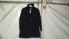 10 X BRAND NEW DOROTHY PERKINS NAVY BUTTONED COATS WITH FAUX FURR UK SIZES 6 8 10 12